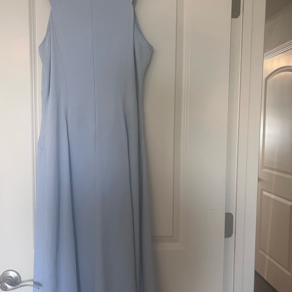 Reiss Paige - Fit-And-Flare Midi Dress In Pale Blue, Womens, size 10 - Picture 3 of 5